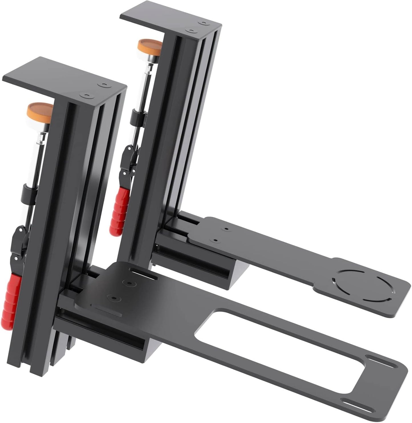 Meza Mount-Set of 2 Hotas Desk Mount for The Flight Sim Joystick Mount Compatible with Thrustmaster Warthog/WinWing Orion 2,Adjustable height and position Hotas Mount,Flight Joystick Mount