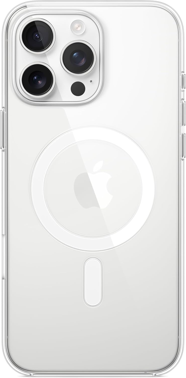 Apple iPhone 16 Pro Max Clear Case with MagSafe and Camera Control: Lightweight Phone Case, Wireless Charging Compatible, Smooth Glossy Finish