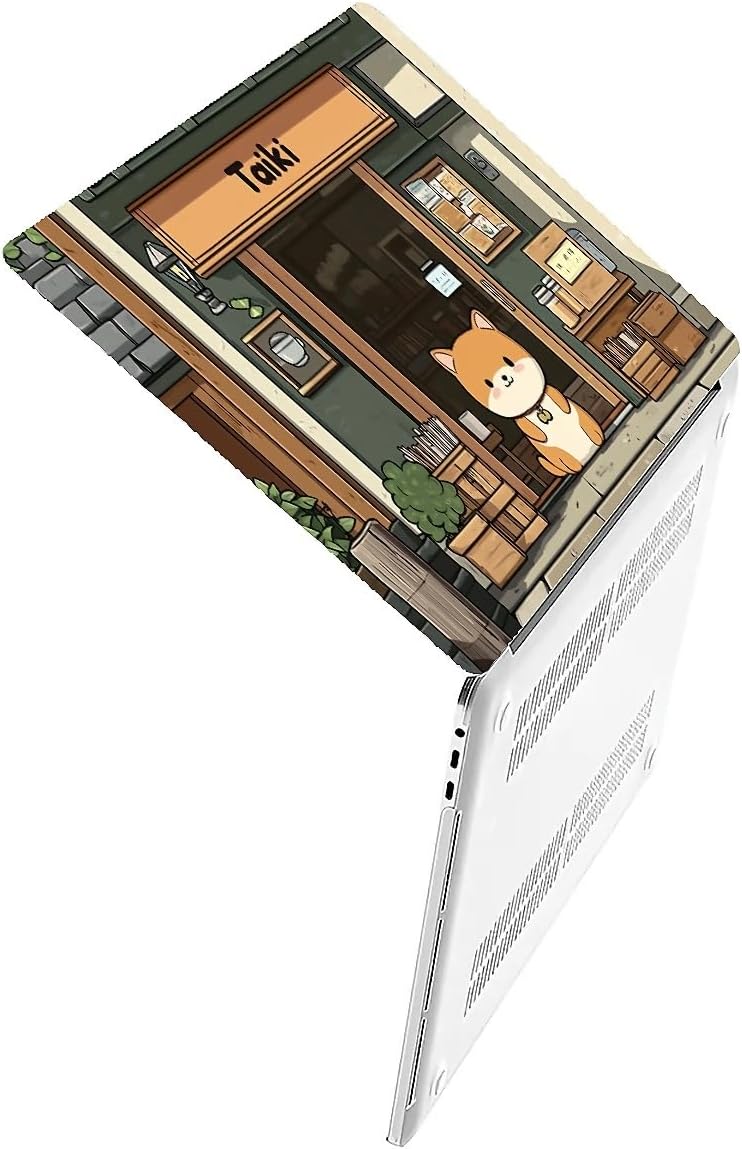 Compatible with MacBook Air 13.3 13.6 Inch Case 2022 2021 2020 2019 Plastic Hard Shell Case Cover,13.3 Air (A1932/A2179/A2337), A Cute Shiba