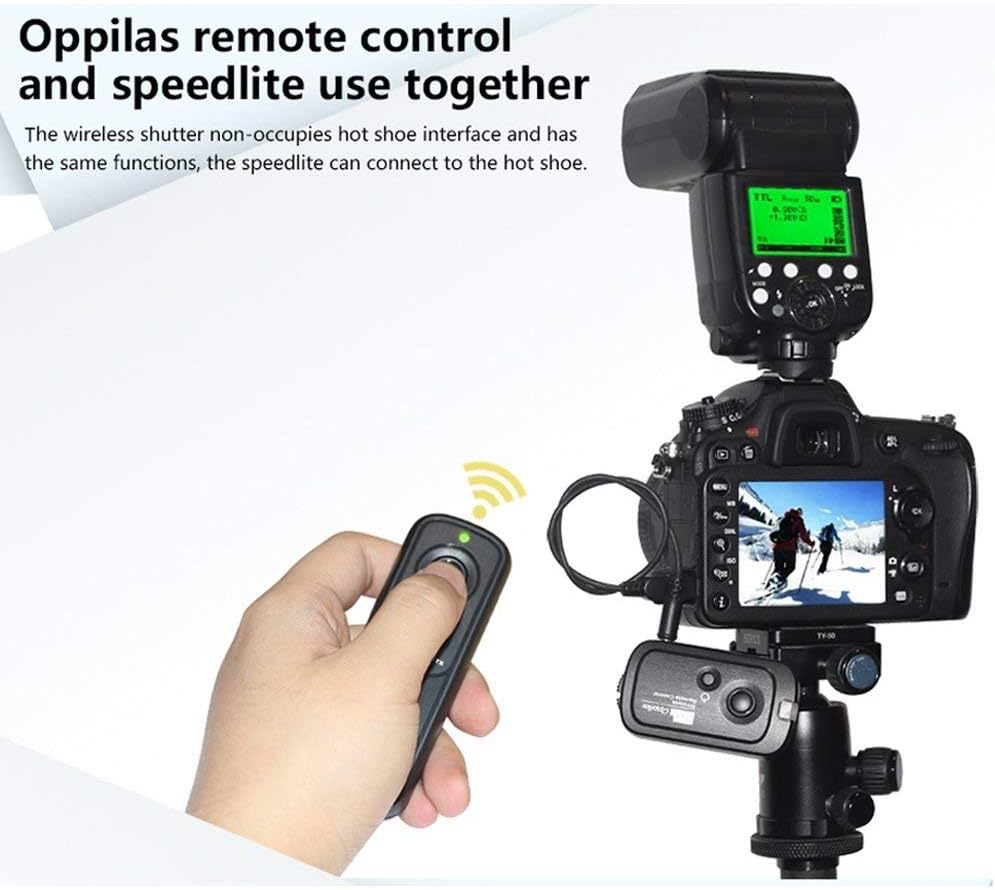 Pixel 2.4GHz Digital Wireless Remote Shutter Release E3 Compatible with Canon, Pentax, Contax, Sigma, etc. Replaces Canon RS-60E3 Replaces Fujifilm RR-100 Replaces Olympus RM-CB2