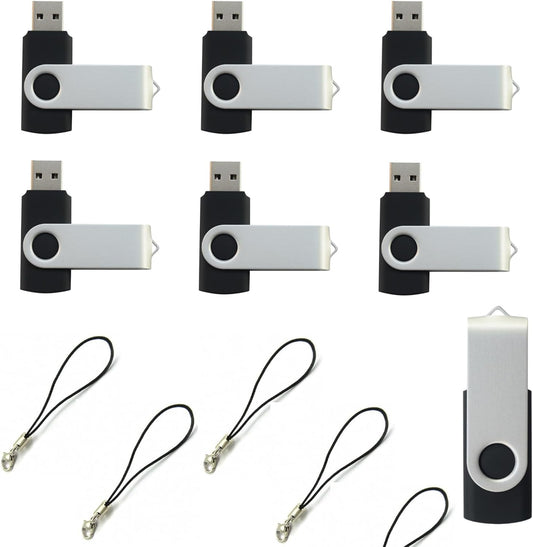 lcwamy 4GB Flash Drives 50 Pack USB Drives Bulk USB Flash Drive 50 Pack Flash Drive Bulk Thumb Drive CupShadow (Black, No Logo 4GB 50PCS)
