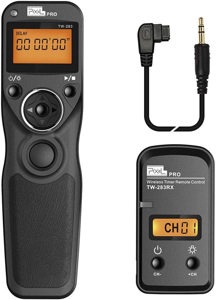 Remote Shutter Release Compatible for Sony, PIXEL TW-283 S1 Wireless Remote Release Cable Timer Remote Control Compatible for Sony Cameras