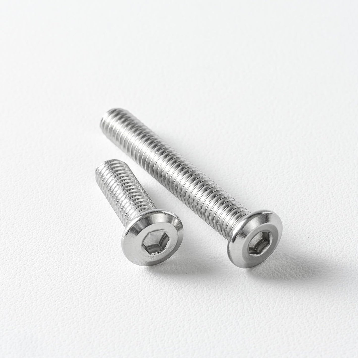 5/16-18 x 3" (10 Pack) Flat Head Hex Socket Cap Screws Bolts, 304 Stainless Steel 18-8, Hex Drive, Bright Finish, Fully Machine Thread