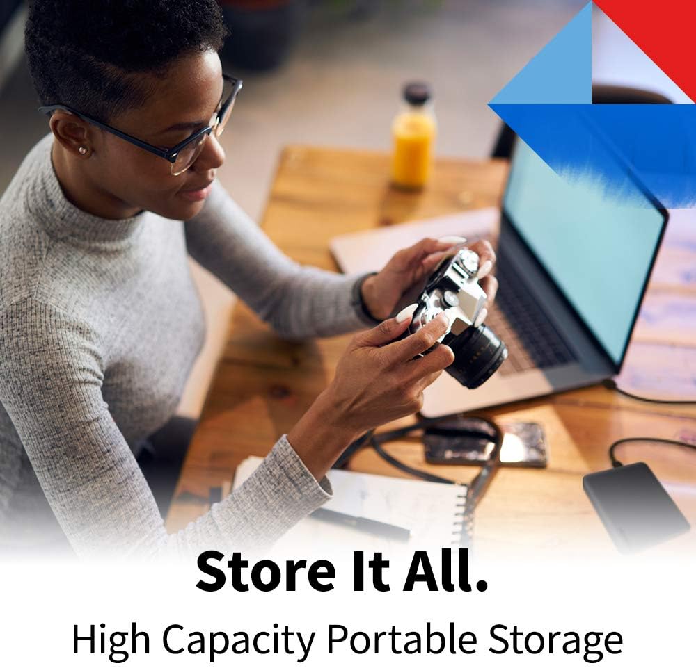Toshiba Canvio Advance 1TB Portable External Hard Drive USB 3.0, White - HDTCA10XW3AA