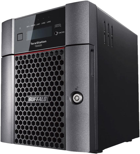 BUFFALO TeraStation 5420DN 4-Bay Business Desktop NAS 16TB (4x4TB) with Hard Drives Included RAID iSCSI Network Storage File Server