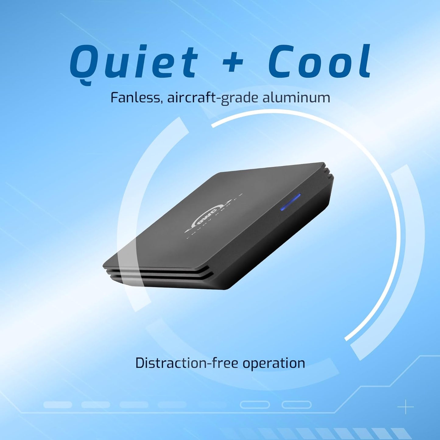 OWC 2.0TB Envoy Pro FX Thunderbolt 3 + USB3.2 Gen 2 USB-C Portable NVMe SSD up to 2800MB/s
