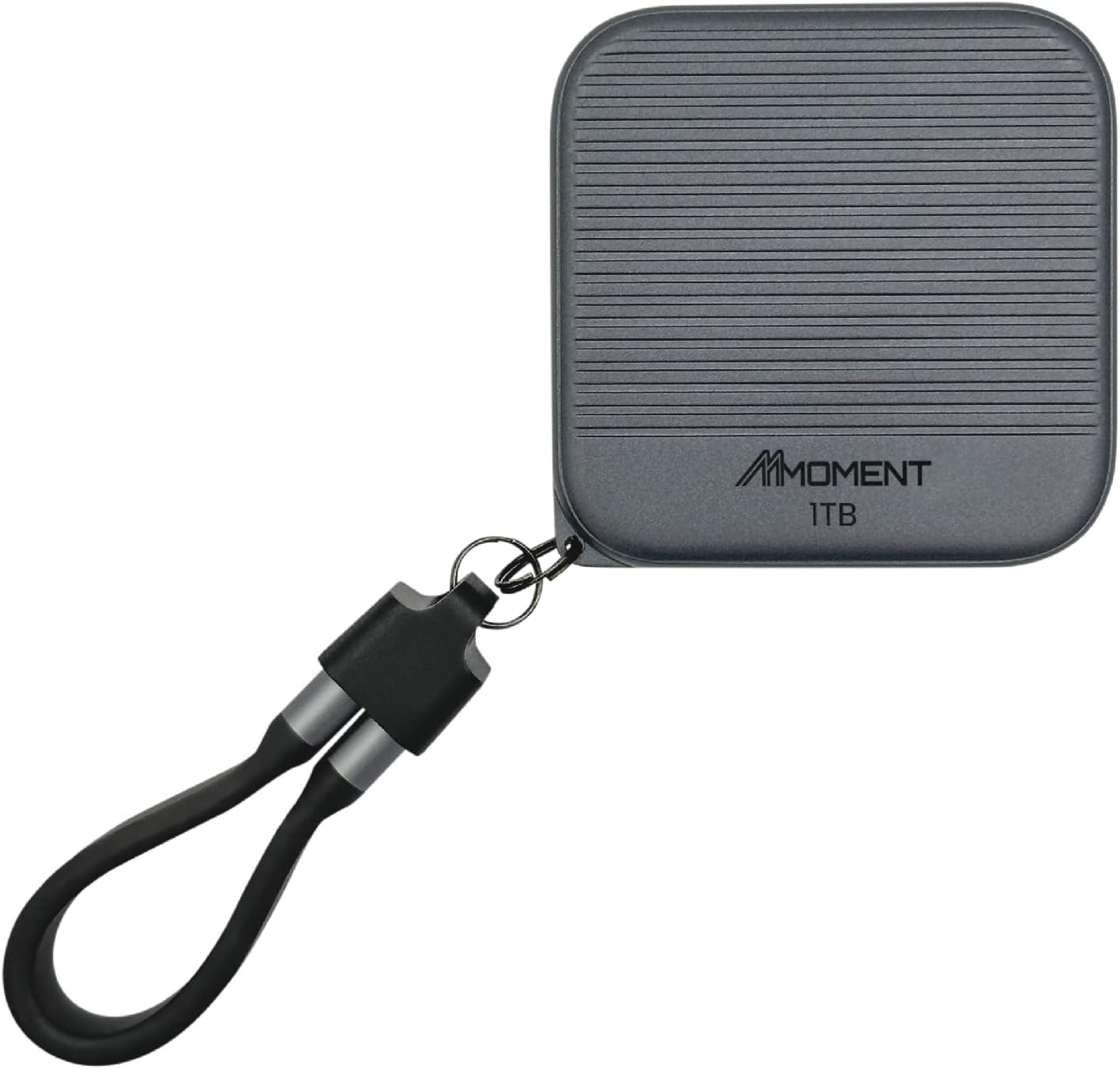 MMOMENT 1TB Magnetic External Portable SSD – 950MB/s Read – for ProRes 4K – Phone SSD Compatible with MagSafe, USB-C, USB-A, iPhone 15/16, Mac, PC (MU P100)