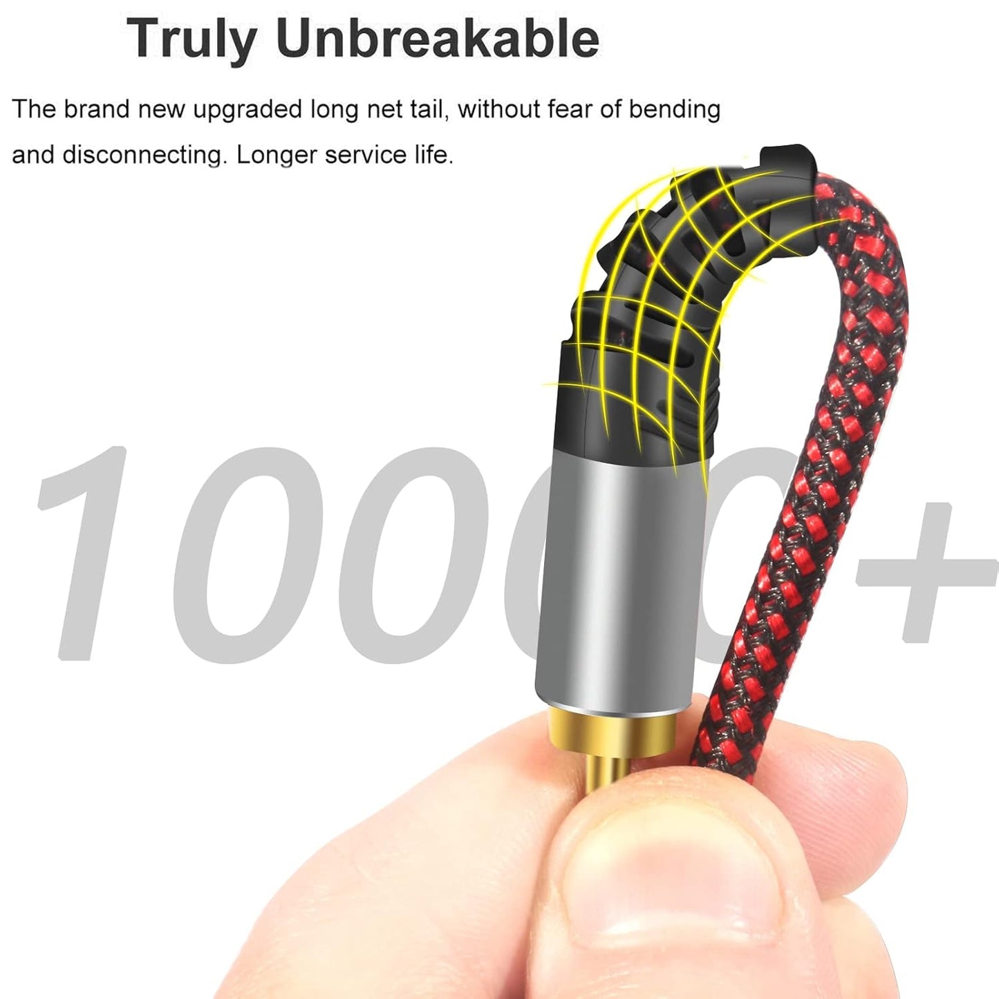 RCA Cable 40Ft,2Rca Male to 2-RCA Male Audio Stereo Subwoofer Cable [Hi-Fi Sound] Nylon-Braided Auxiliary Audio Cord for Home Theater, HDTV, Amplifiers, Hi-Fi Systems,Speakers and etc (40Ft)