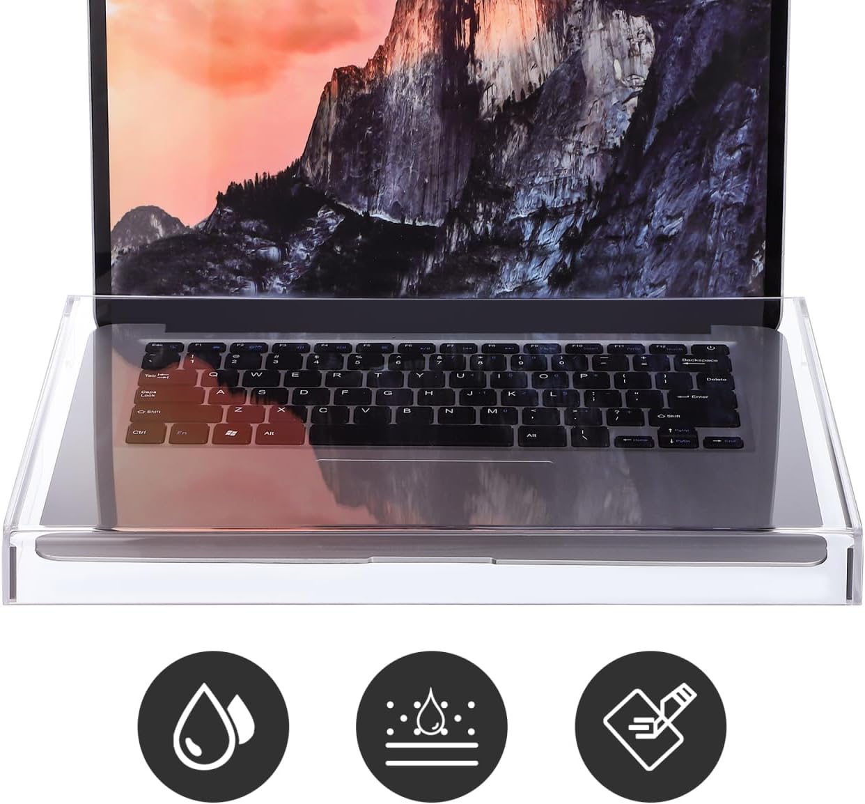 Keyboard Cover Clear Protective Film Mouses for Laptops Laptop Keyboard Covers Mechanical Keyboard Case Laptop Keyboard Protector Gaming Keyboard Cover Acrylic Transparent