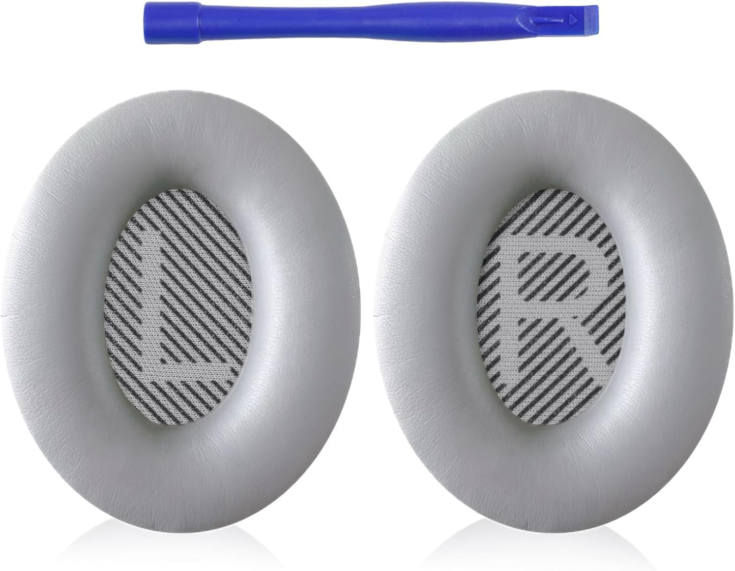 MBWIGF Replacement Ear Pads for Bose QuietComfort 35 (QC35) & Quiet Comfort 35 II (QC35ii) Headphones, Replacement Earpad Cushion with Comfortable Extra Thick Memory Foam and Softer Leather (Gray)