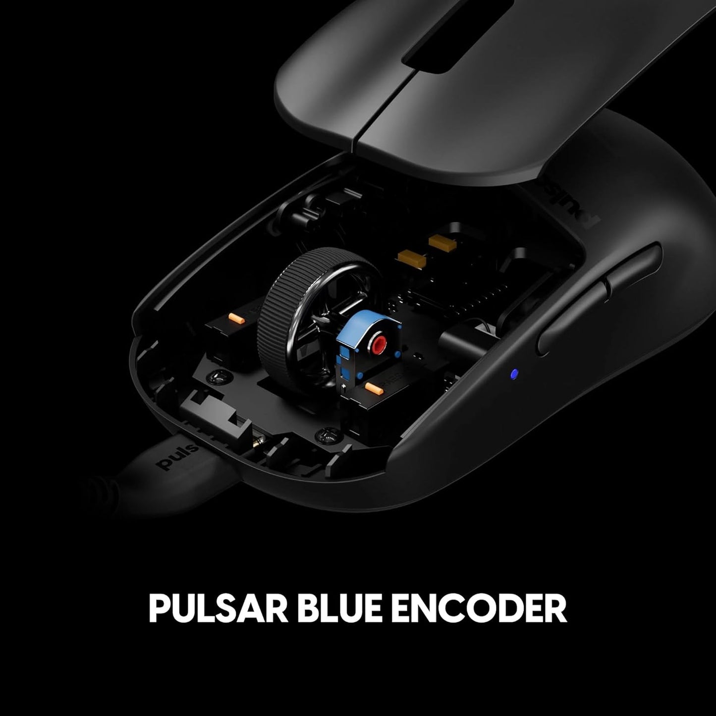 Pulsar Gaming Gears X2 Wired Gaming Mouse, Ultra Lightweight, Optical Switch, 26000 DPI, Motion Sync, PAW3395 Sensor (Medium, Wired, Black)
