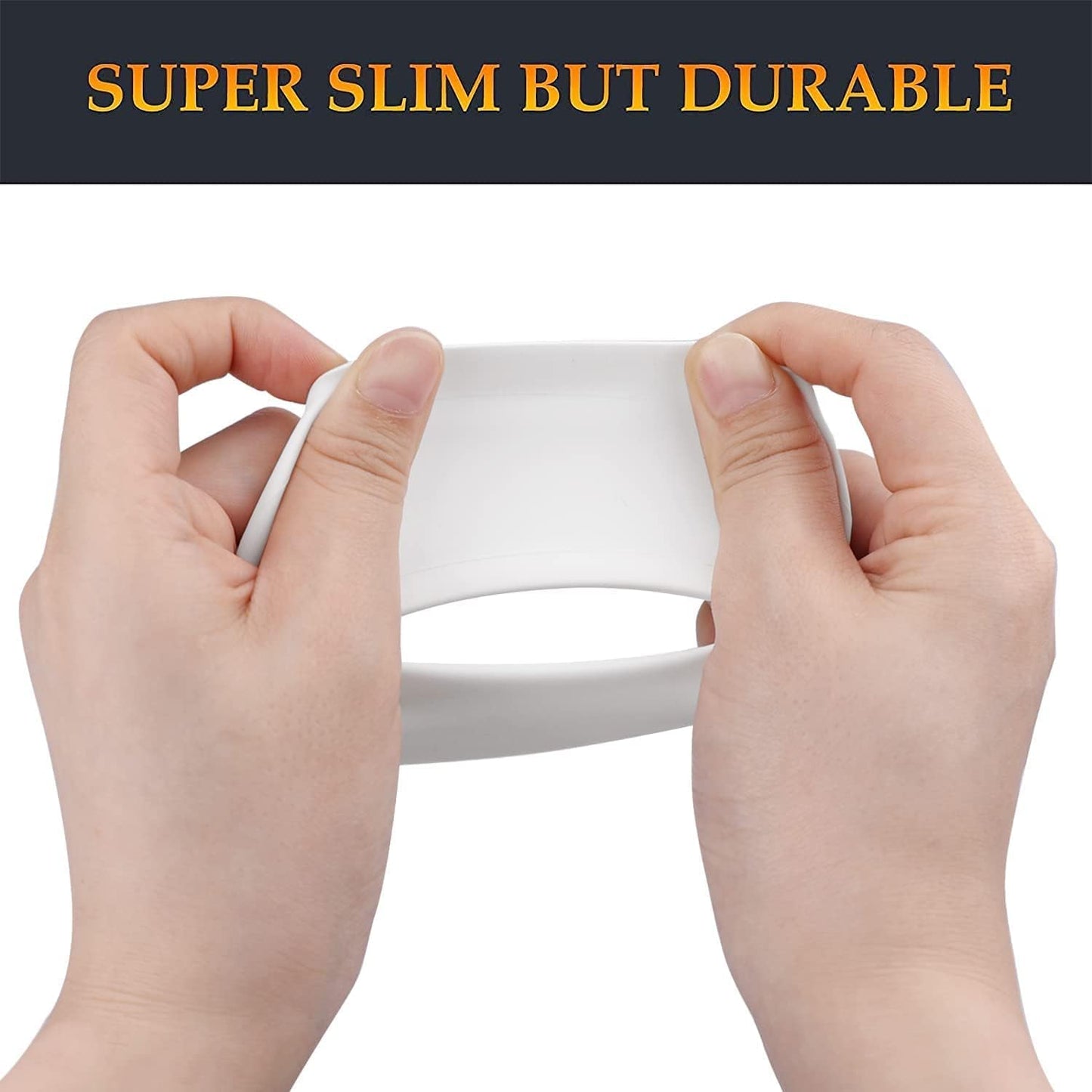 SOULWIT Silicone Ear Pads Cover Protector for Bose QuietComfort QC15 QC25 QC2 QC35 QC45/Ae2 Ae2i Ae2w/SoundTrue & SoundLink AE Headphones Cushions, Sweatproof, Easily Washable - White