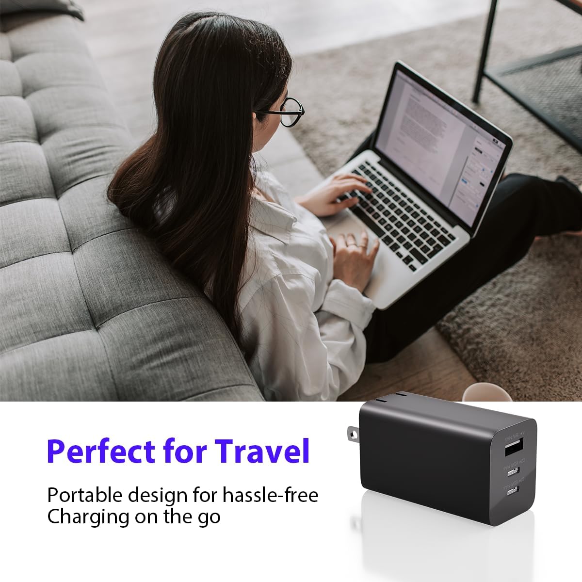 Generic PA1 65W USB-C Multi-Port GaN Adapter