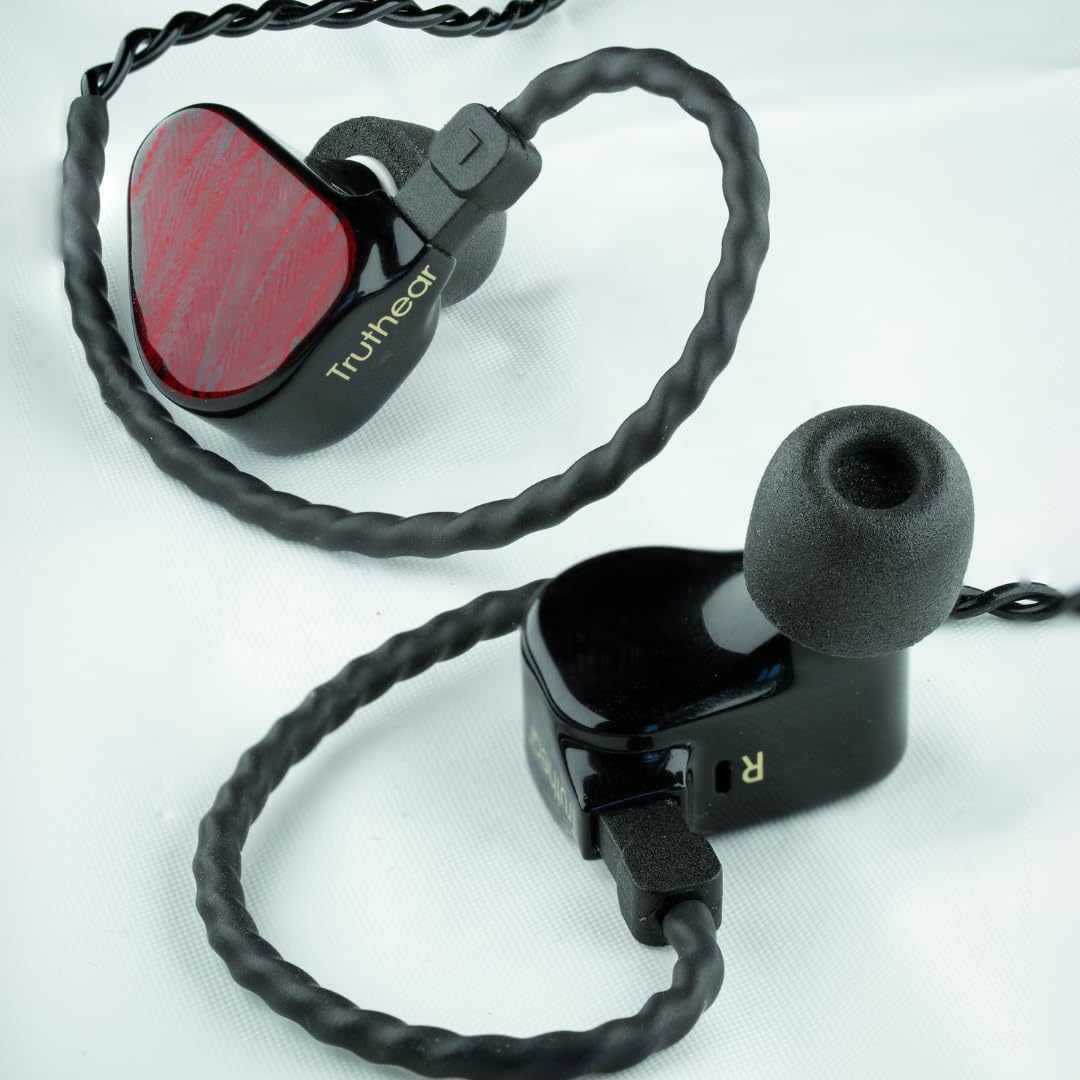 Comply 600 Core Series | Memory Foam Replacement IEM Ear Tips for Truthear, Sennheiser, Moondrop & More | Superior Noise Isolation, Ultimate Comfort, Secure Fit | Black, Medium (3 Pairs)