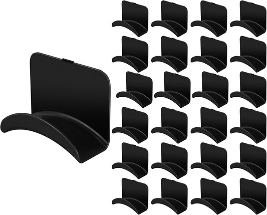 30 Pcs Headphone Wall Hangers Adhesive Gaming Headset Holder Hooks for Wall Mount Strong Universal Stand Hooks for Most Headphone Controller, Hat, Baseball Caps, Closet, Door