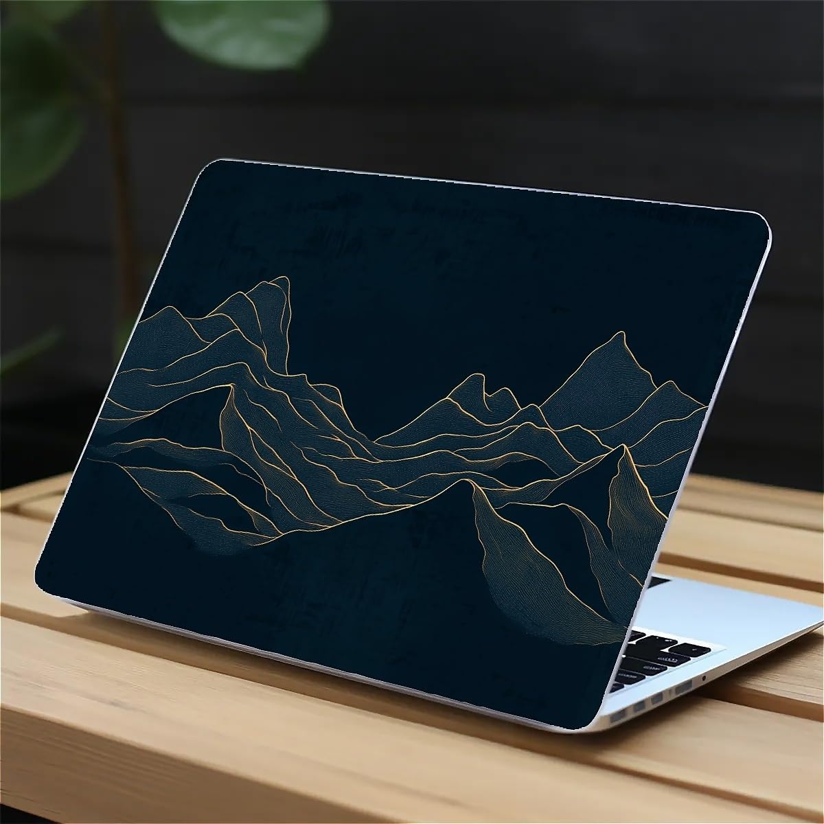 Compatible with MacBook Air 13.3 13.6 Inch Case 2022 2021 2020 2019 Plastic Hard Shell Case Cover,13.3 Pro(A1706/A1708/A1989/A2159/A2289/A2338), Dark Mountains