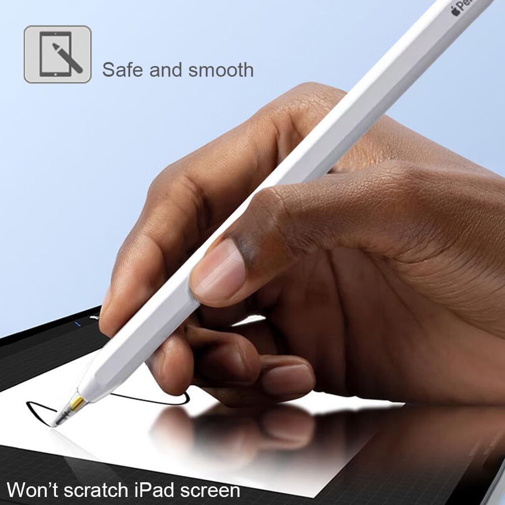 4Pack Replacement Pencil Tips for Apple Pencil Pro,Upgraded Pencil Tips Fit for Apple 2nd 1st Gen USB-C,Wear-Resistant & Precise Control Needle Pencil Tips with Case,IPad Pro Pencil Sets