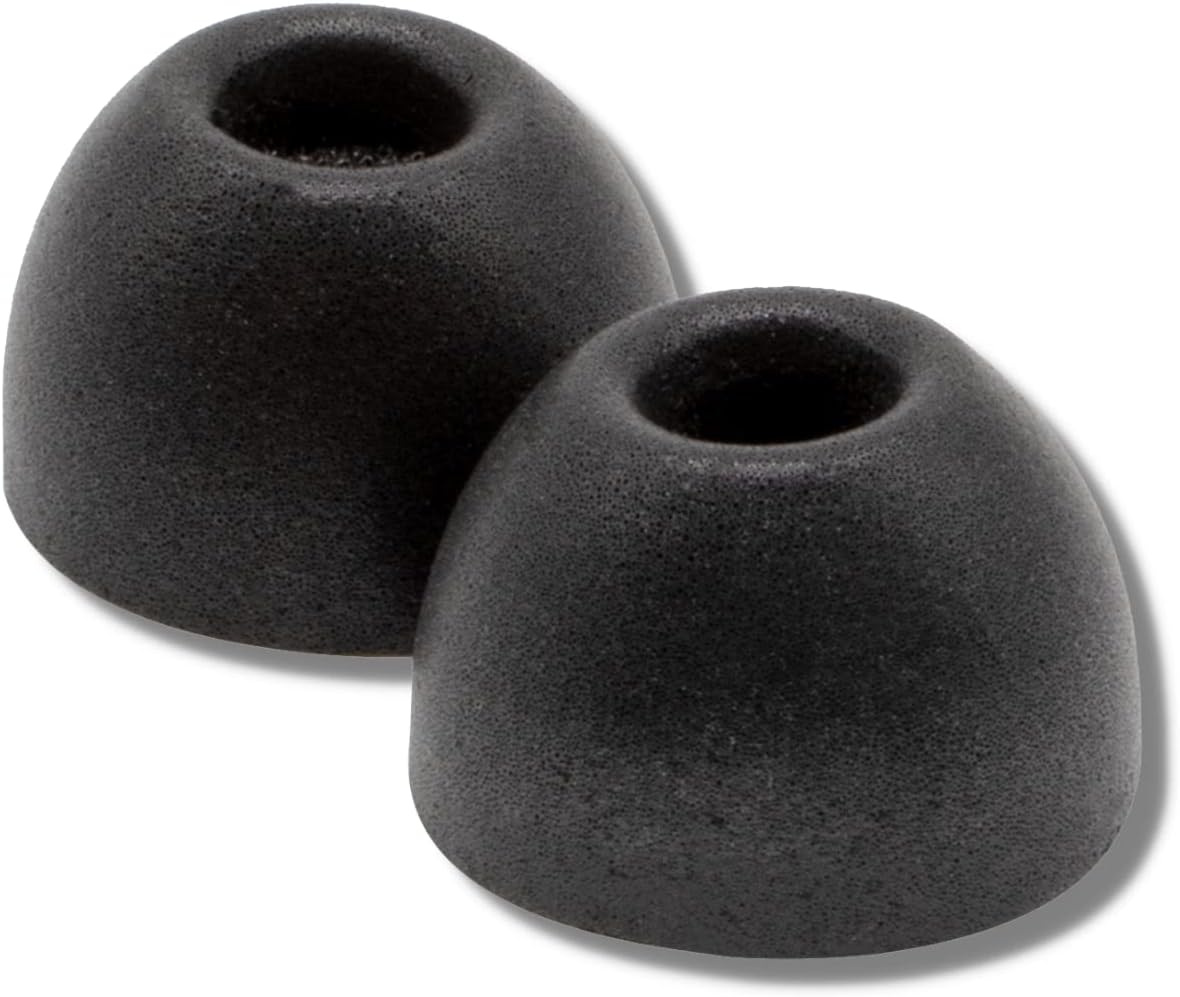 Comply Memory Foam Replacement Earbud Tips for Beats Fit Pro & Beats Studio Buds | Ultimate Comfort, Secure Fit, Superior Noise Isolation | Black, Large (3 Pairs)