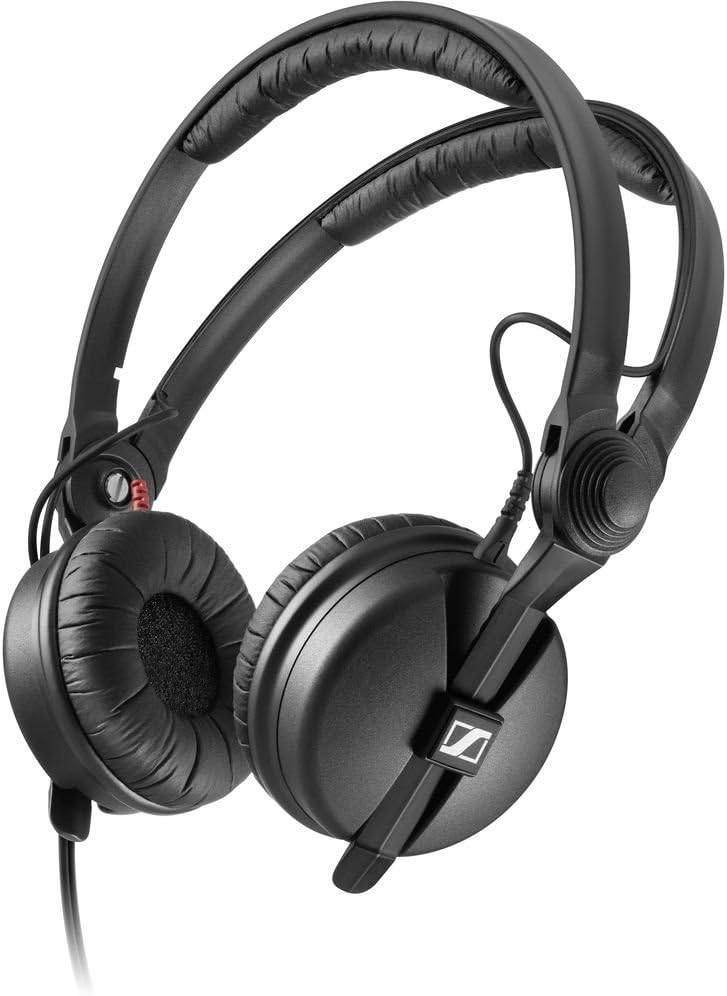 Sennheiser HD 25 PLUS On Ear Closed Back Monitoring DJ Headphones