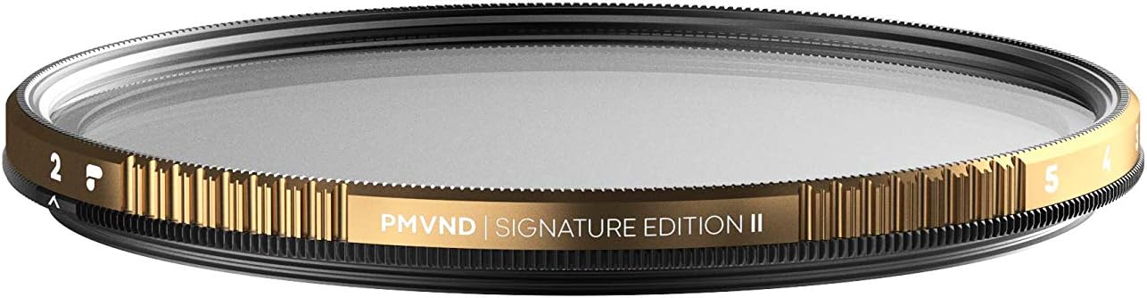 PolarPro 77mm Peter McKinnon Mist VND Camera Filter - 2-5 Stop Variable Neutral Density Lens Filter for DSLR/Mirrorless Pro Video – for Cinematic Shutter Speed Control + Diffusion