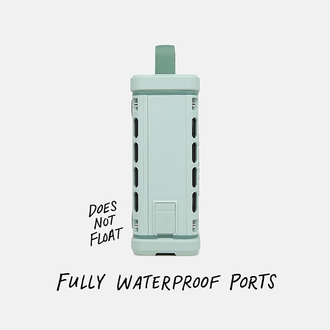 Turtlebox Ranger: Loud! Outdoor Portable Bluetooth 5.4 Speaker | Rugged, Waterproof, Ultra-Portable | Plays to 105db, Deep Bass, Shockproof, Unlimited Pairing for Full Stereo Experience, River Rock