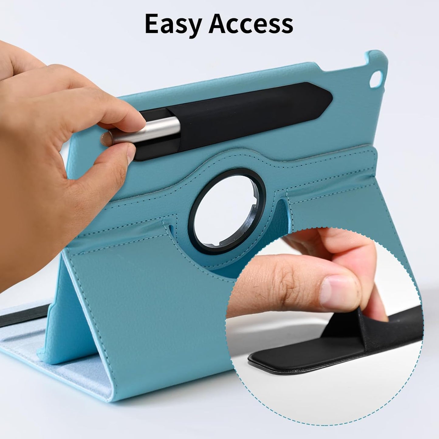 Silicone Pencil Holder Stylus Pen Case Holder Compatible with Pencil Pro 1st 2nd & USB-C (1Pcs)