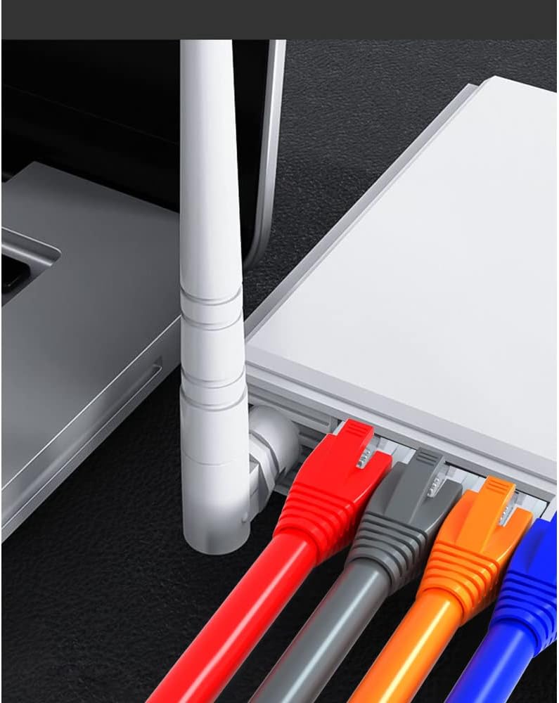 50 Pcs Cat7 Cat7A Cat8 Strain Relief Boot, RJ45 Plug Connector Cover Modular Network Plug Connector Cap Cable Connector Boots, Yellow