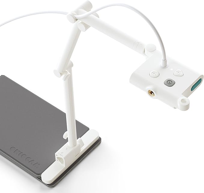 OKIOCAM S-4K 8MP Document Camera and Webcam 2-in-1 with OKIOPoint Smart Visual Pointer, Document Camera for Teachers, Compatible w PC, Mac, Chromebooks