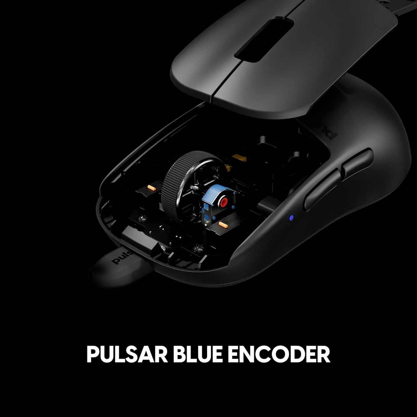 Pulsar Gaming Gears X2H Wired Gaming Mouse, Ultra Lightweight 1.8 oz (51g), Symmetrical, Optical Switch, 26000 DPI, Motion Sync, PAW3395 Sensor (Medium, Wired, Black)