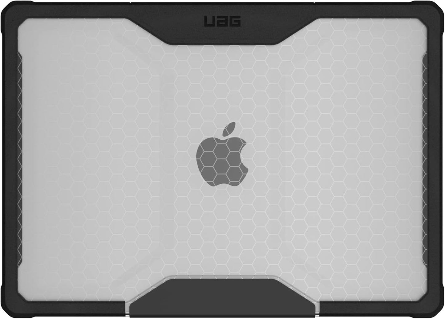 URBAN ARMOR GEAR UAG Designed for MacBook Pro 14 inch Case 2023-2024 M4 M3 Max/Pro (A2918 A2992 A2992 A3112 A3401 A3185) Rugged Touch ID Military Grade Plyo Laptop Cover, Translucent Clear Ice