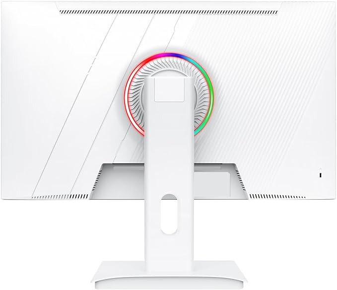 Gawfolk 27 Inch 4K Gaming Monitor 160Hz, White PC Computer Monitors UHD 3840 x 2160p, IPS Screen for Home & Office, Freesync, DP 1.4, HDMI 2.1, Eye Care, Wall Mount Compatible