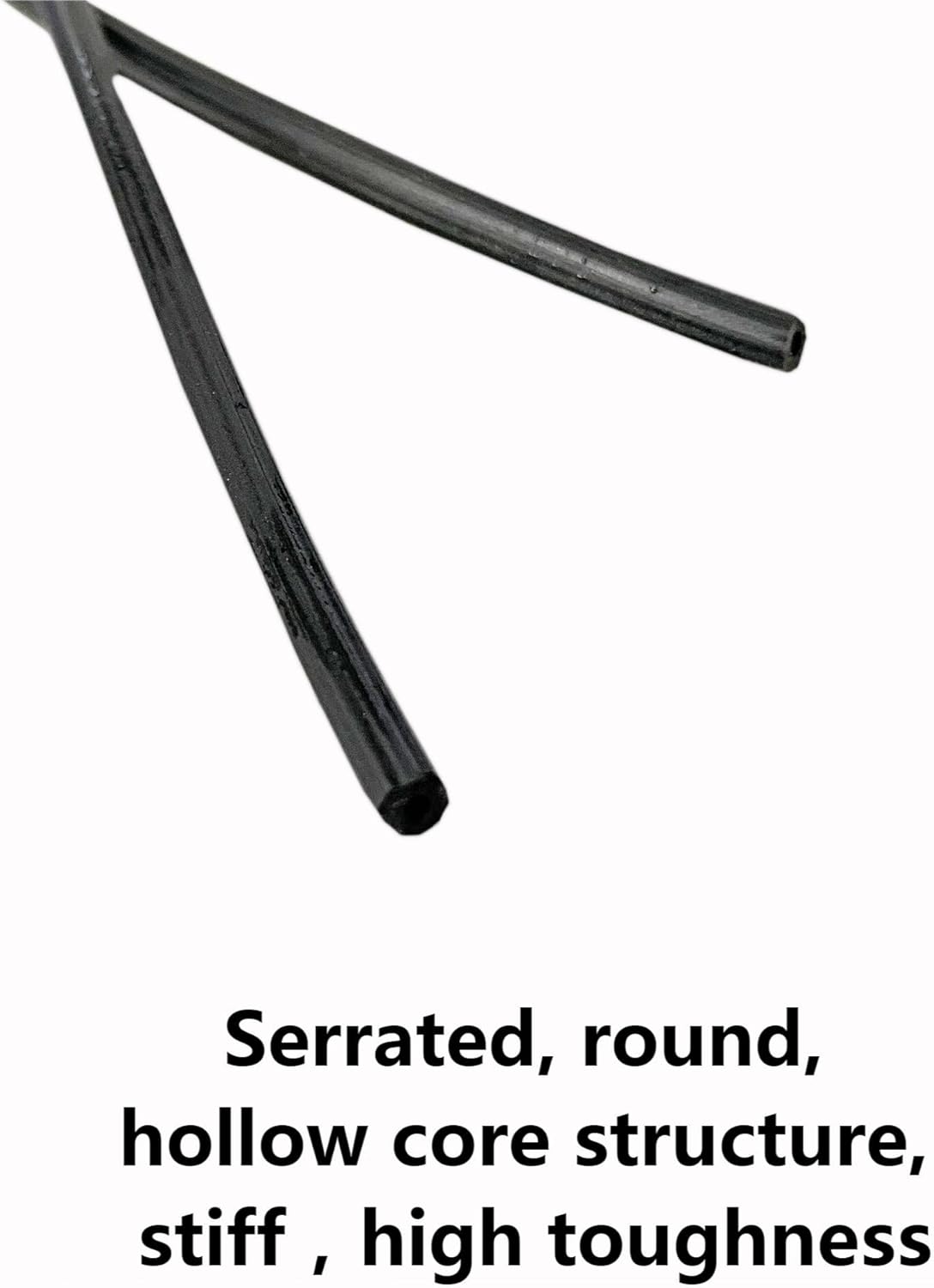 FLYZZZ Window Screen Spline, 0.16" x 100' Screen Retainer Spline, Suit for 0.157''-0.169'' Frames' Chanel, Round, Black, Used for Window/Door Screen Repair Replacement