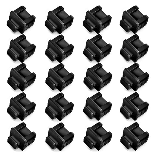 SFP SFP+ XFP Dust Covers Caps Suitable for Open Slot on Network Switch Silicone Type B 50pcs/Pack