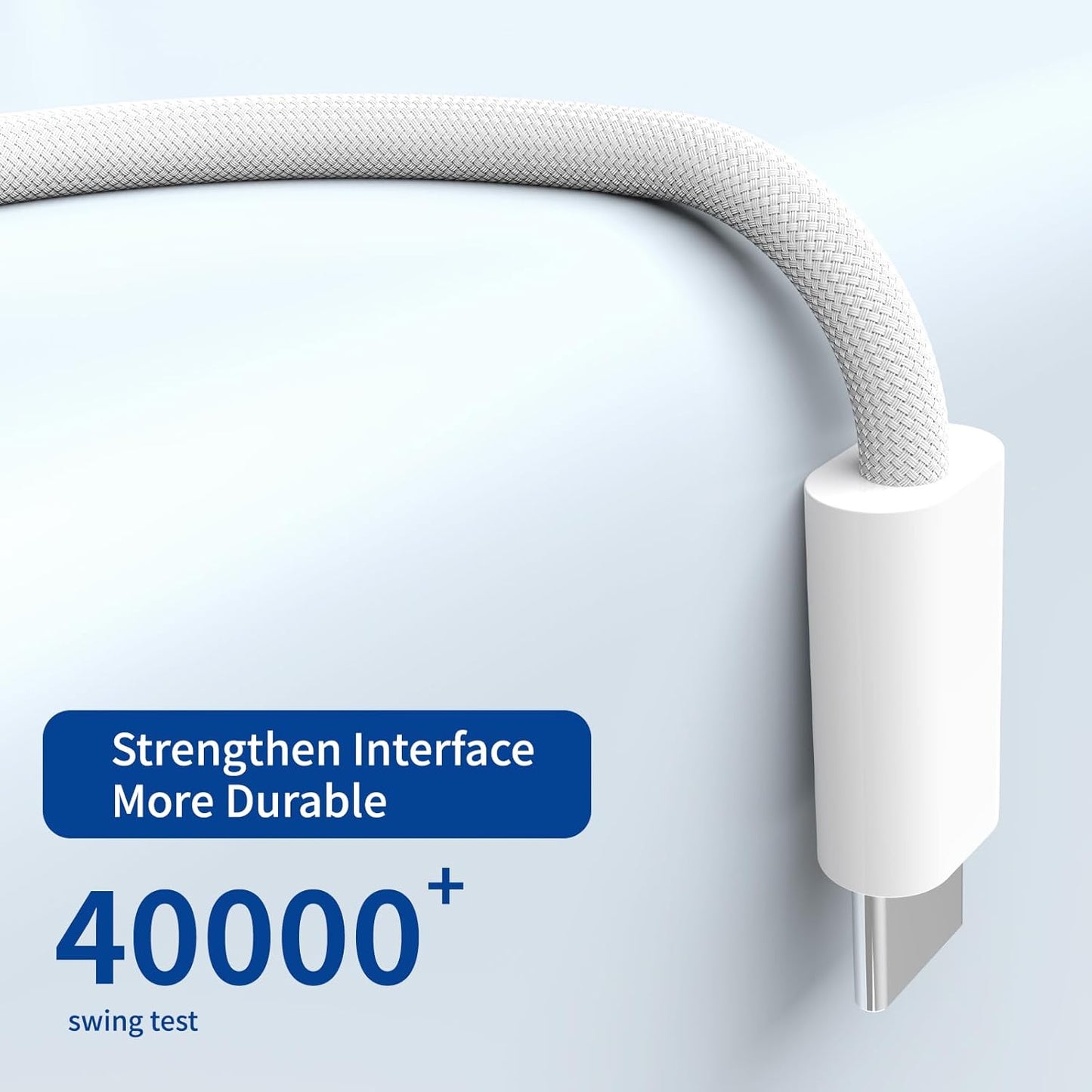 140W USB-C to Magnetic 3 Cable, Safe Charging Cable Compatible with MacBook Pro 2021 M1 Pro & Max 14" 16", MacBook Air 2022 M2, 2023 M2 Pro & Max 14" 16" - 6.6ft White