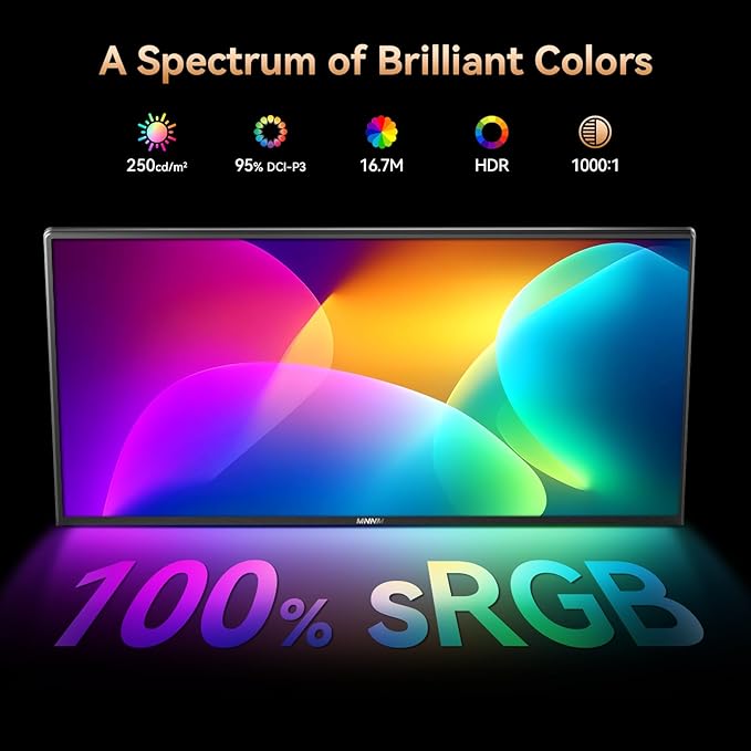 27 Inch Computer Monitor - Fast IPS 2K QHD 2560 x 1440p Desktop Monitor 100Hz 16:9 Display HDMI 2.0 & DP1.4 FreeSync 100% sRGB TÜV Eye Care PC Gaming Screen Support Vesa Height/Tilt/Swivel/Pivot