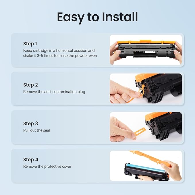 XJI 141X(with Chip) Compatible Toner Cartridges High Yield Replacement for HP 141 X A W1410X 141A W1410A Ink, for Laser Jet M110w MFP M139w M140w Printer Black
