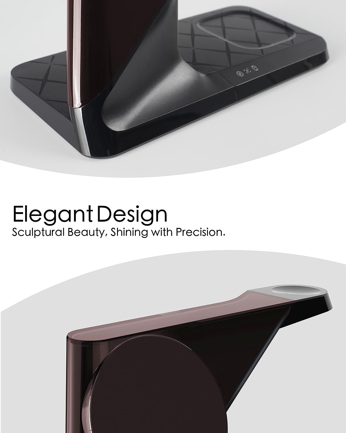 3 in 1 Charging Station for Apple Devices, Mag-Safe Charger Stand, Wireless Charger for iPhone 16/15/14/13/12 Series,& AirPods,& iWatch