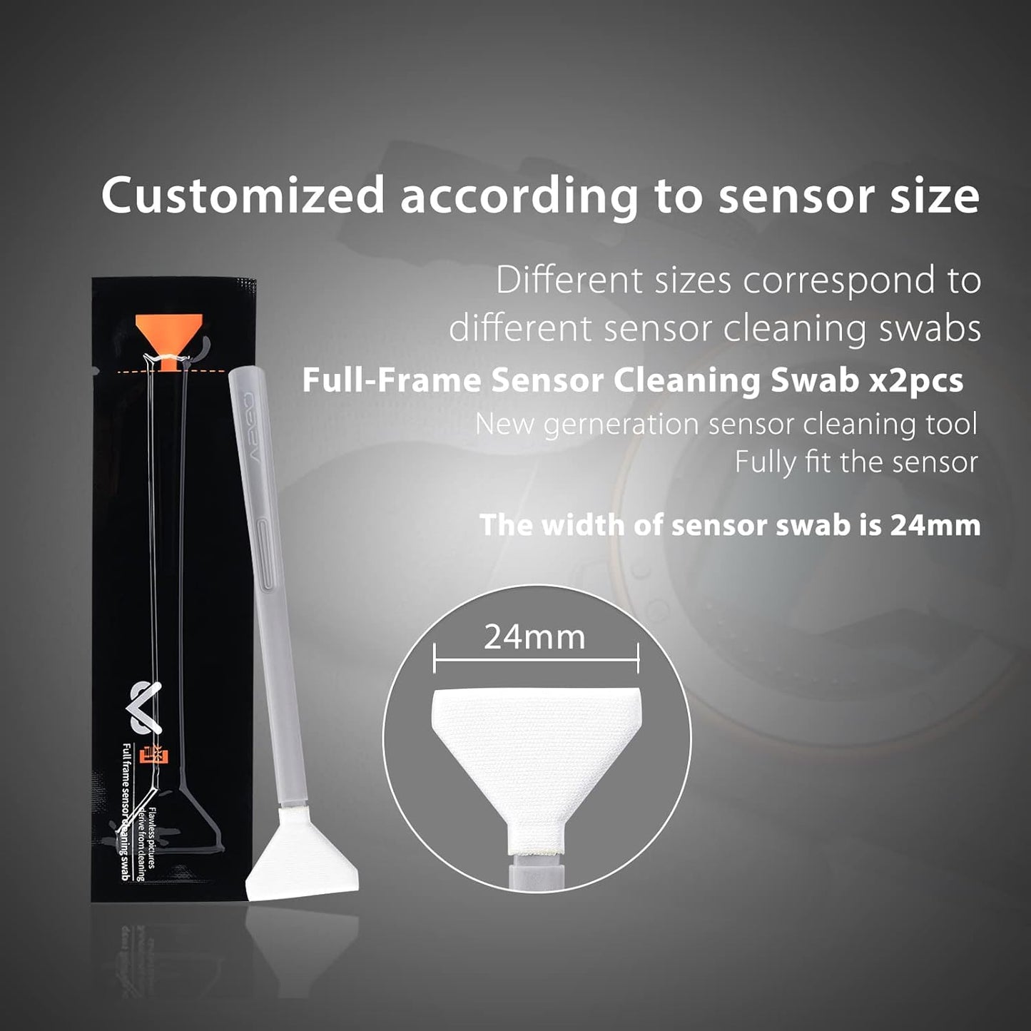 VSGO Professional Camera Cleaning Kit – for Canon, Nikon, Sony, DSLR & Mirrorless Cameras, Includes Lens Cleaning Pen, Air Blower, Sensor Swabs for Full Frame & APS-C, Microfiber Cloth