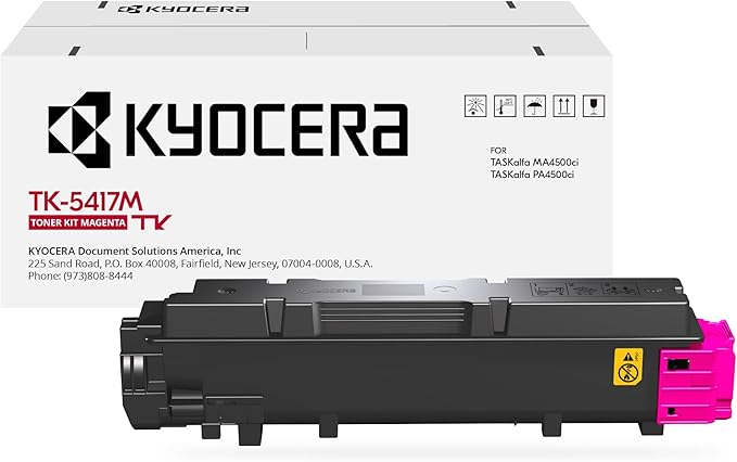 KYOCERA TK-5417M Magenta Toner Cartridge for MA4500ci / PA4500ci Model Laser Printers (1T02Z7BUS0)