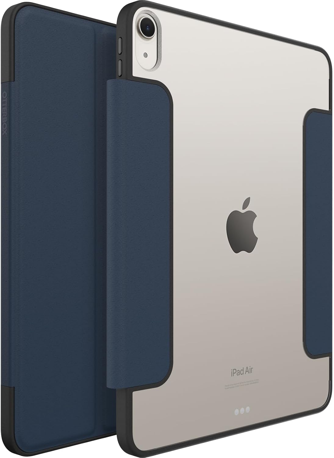 OtterBox Symmetry Series Folio case for iPad Air 11-inch (M3) & (M2) - Costal Evening (Clear/Blue), Ultra-Sleek Design, Multiple Viewing Positions, Magnetic Sleep/Wake Cover