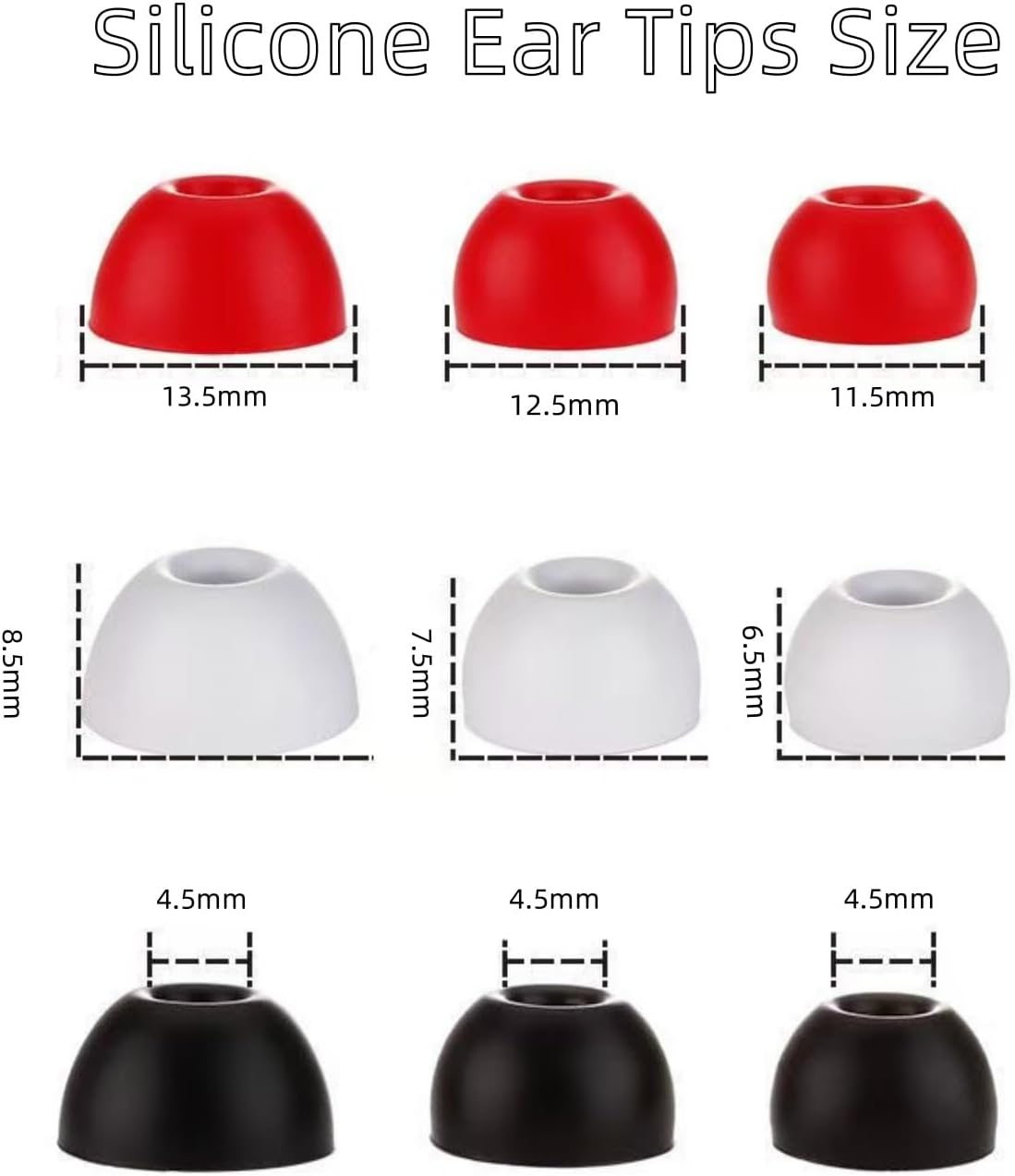 Replacement Ear Tips for Beats Fit Pro, Beats Studio Buds+, Beats Studio Buds, Beats Solo Buds Silicone Earbuds Washable Noise Isolation, Fit in The Charging Case, 6 Pairs S/M/L (Volt Yellow)