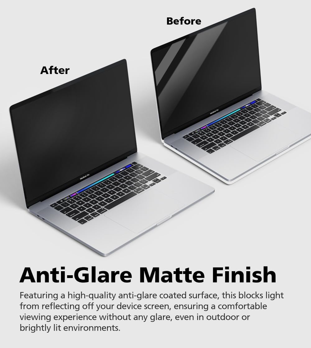 Magnetic Privacy Screen Protector for MacBook Pro 15" (2017-2019), Removable Anti Glare Anti Blue Light Anti Spy Screen Filter
