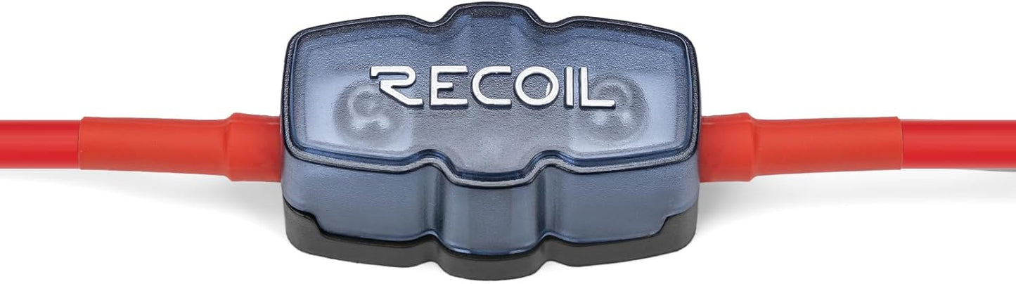 Recoil SFH11-5 5pcs Super Compact Mini-ANL Inline Fuse-holder 4/8 Gauge In & Out