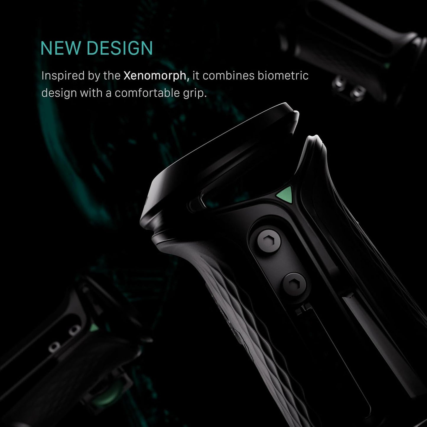 Tilta Xeno Side Handle for Filmmakers & Cameras - Black | Secure Connection & Helps Prevent Rotation | Adjustable Height | Textured Silicone Grip | Convenient Assembly (Dual 1/4″-20)