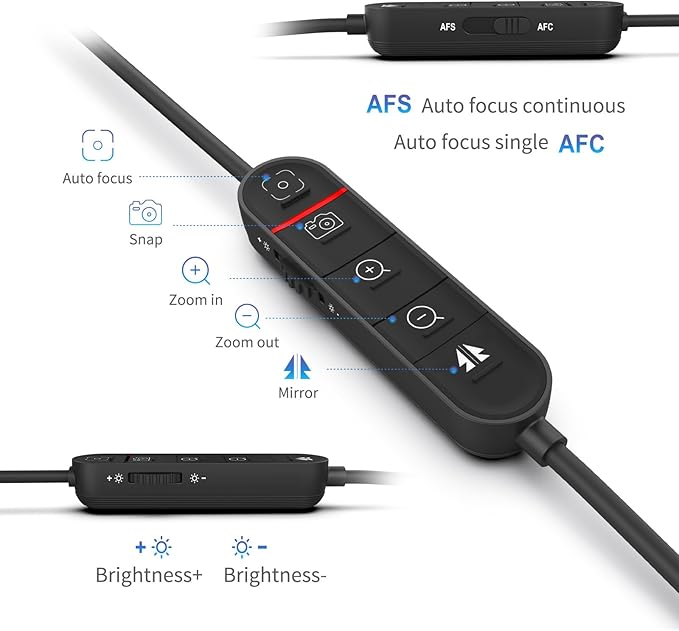 JOYUSING 4K Document Camera Webcam with Fast PDAF, for Real-time Projection, Web Conferencing, Distance Learning, Remote Teaching - Mac, Windows, Chromebook