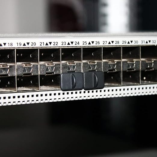 SFP SFP+ XFP Dust Covers Caps Suitable for Open Slot on Network Switch Silicone Type A 50pcs/Pack
