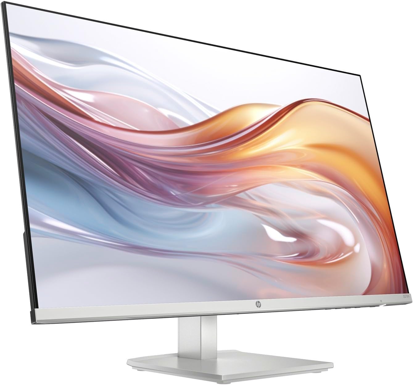 HP Series 5 527sh Monitor (Replaces M27h) 27" 100Hz IPS FHD (1920x1080) 99% sRGB Display, Adjustable Height & Tilt, Flicker Free, Anti-Glare, Black/Silver w/DKZ USB Port Expander