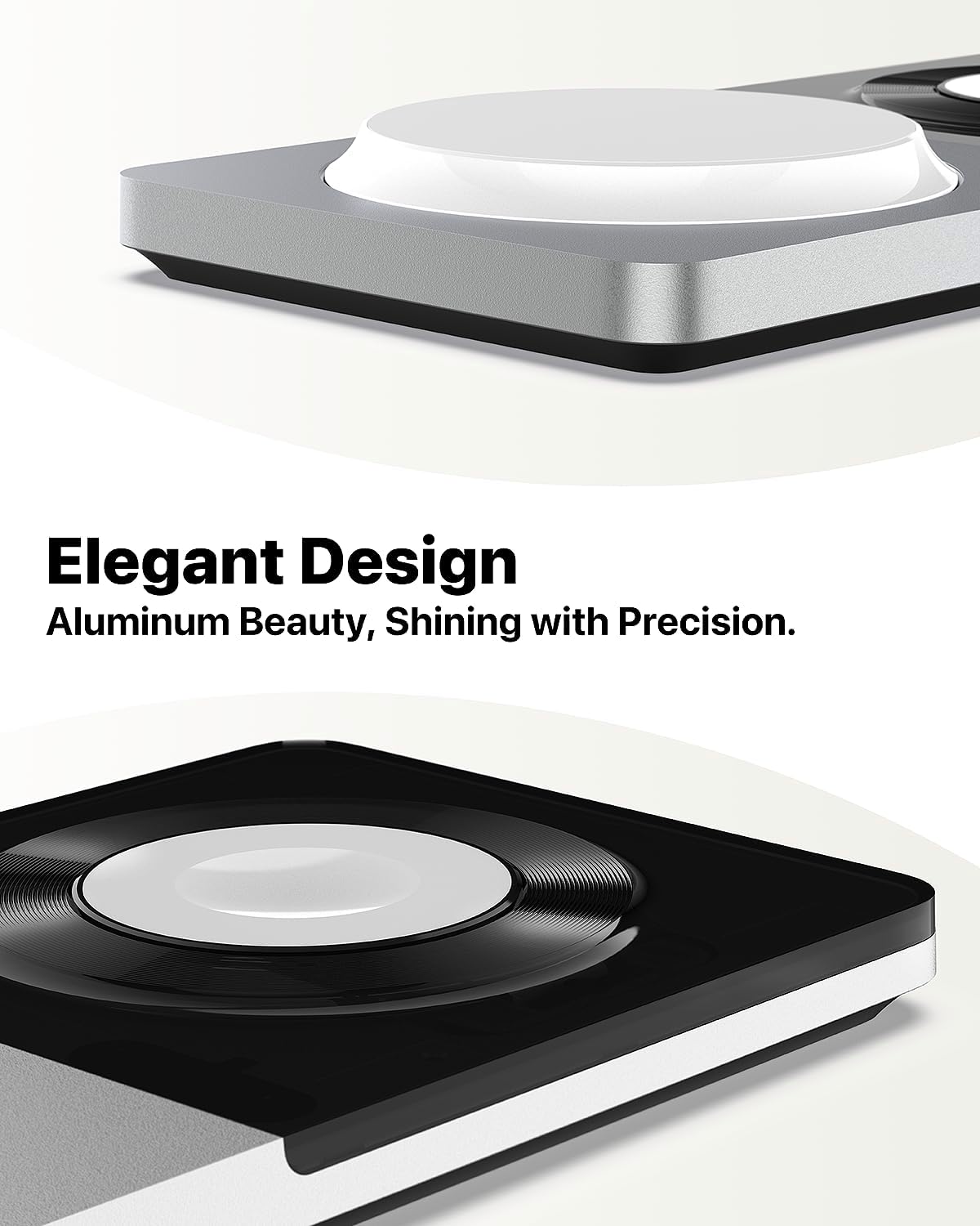 3 in 1 Wireless Charging Station for Apple Device: Fast Charging Station for iPhone and Watch with MagSafe, Foldable Charger Stand for iPhone 12-16 & iPhone 16 & iWatch & AirPods