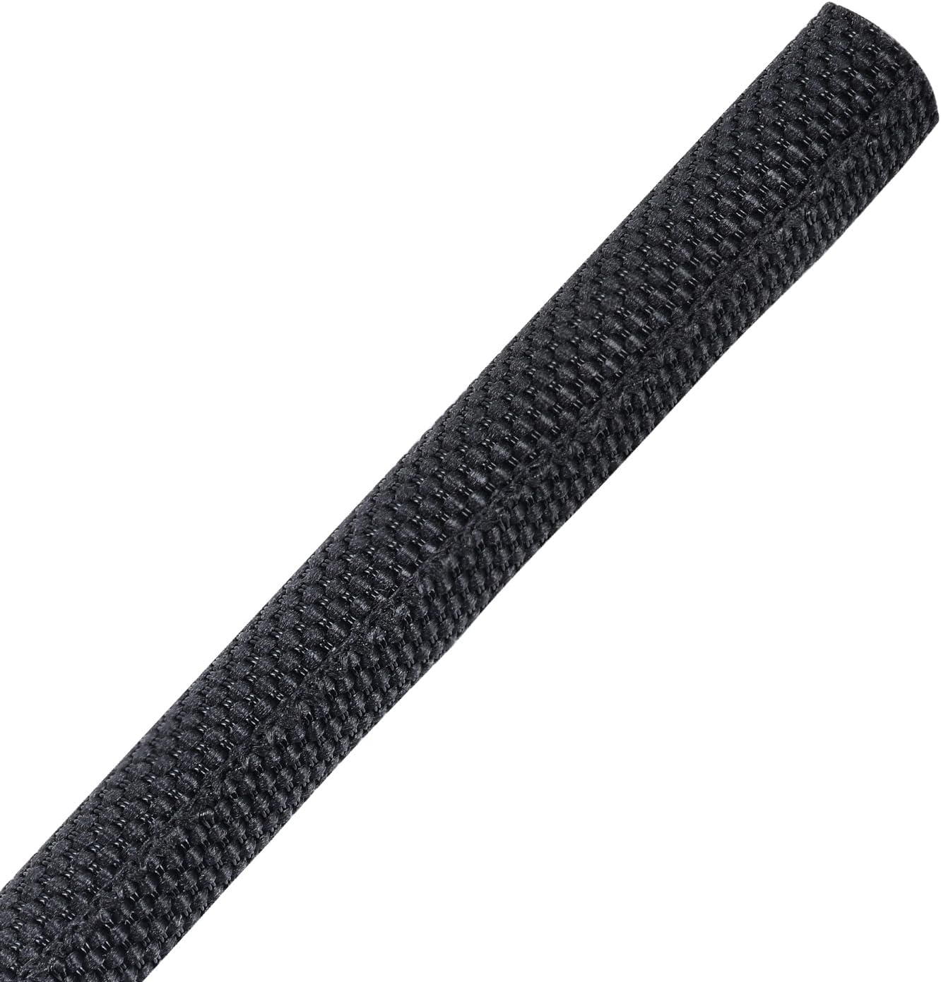 Wire-Loom-Tubing Black Self Wrapping Sleeving Cord Management Protector Coverage for Cables/Wires Harness/Hose/Pip (1/4" - 54 Feet)
