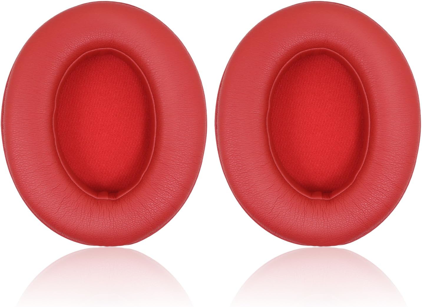 Replacement Ear Pads Cushions for Beats Studio 2 & Studio 3 Wired & Wireless Headphones, Earpads with Soft Protein Leather, Noise Isolation Memory Foam -red